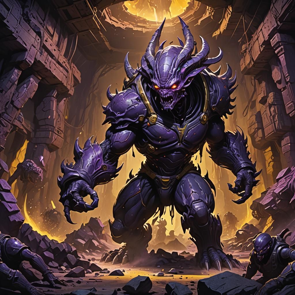 Alien Sion Invasion: Dark Fantasy Concept Art