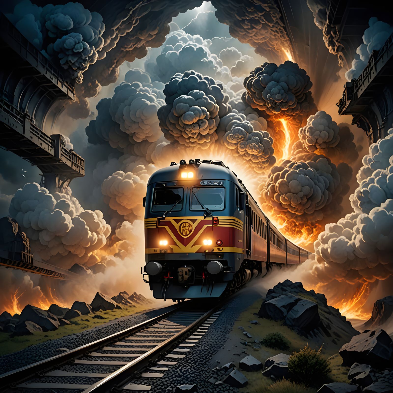 Ethereal Express Train Connects the Underworld and the After...