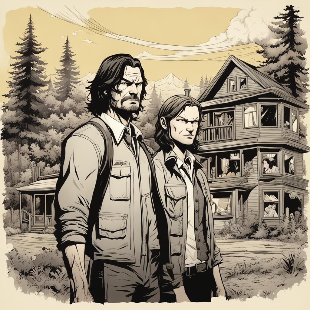 Bigby Wolf and Keira Swan in Fabletown