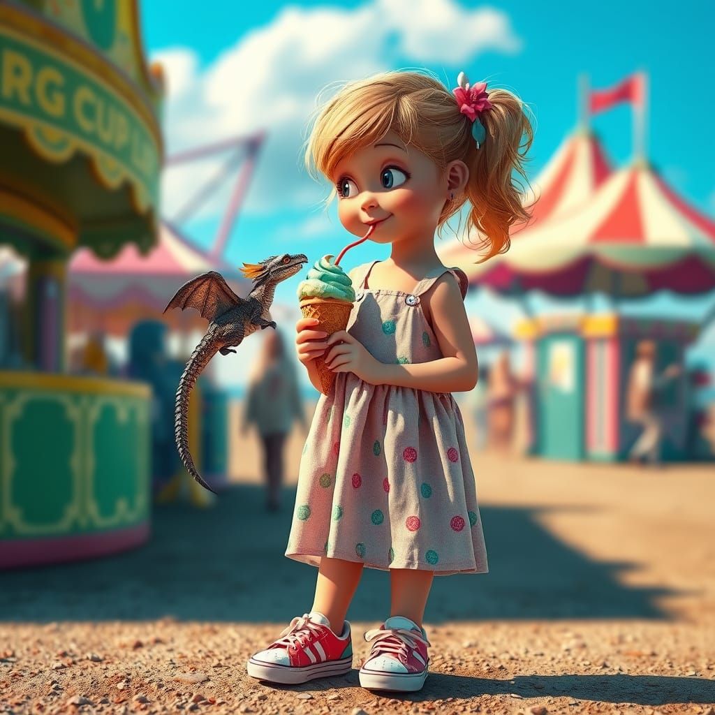 Dragon Wants Some Ice Cream