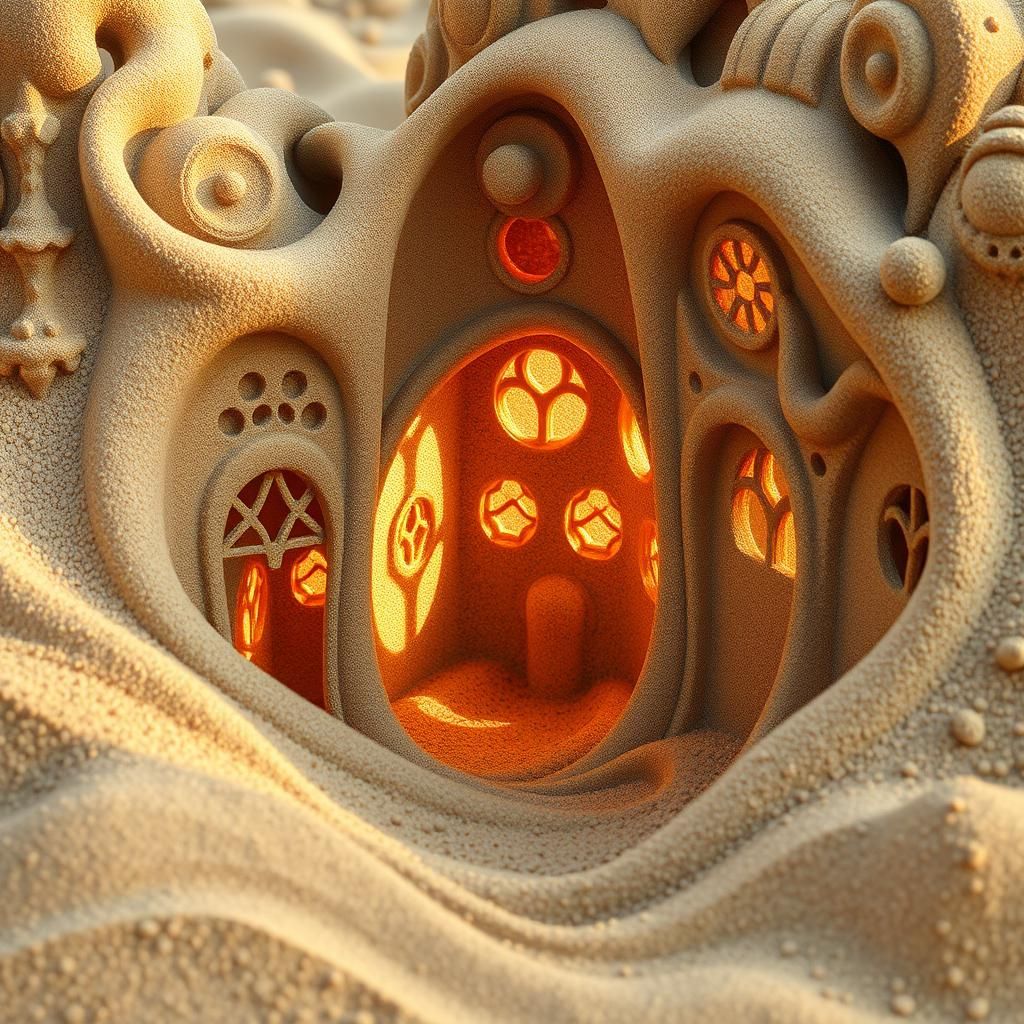 Sand sculpture….