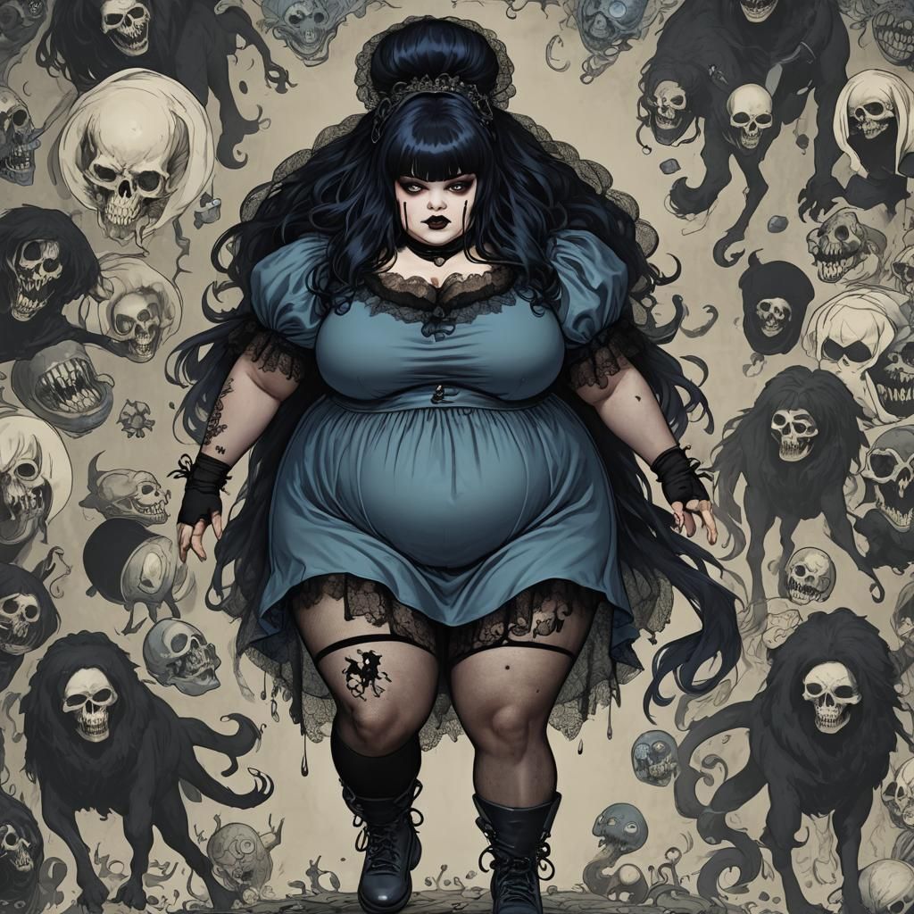 Gothic Enchantress in Art Deco City of Marsport