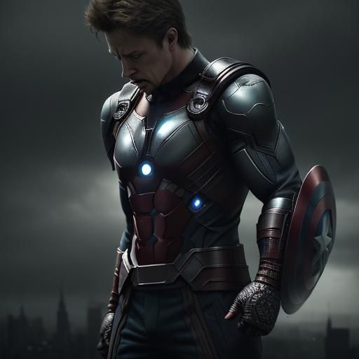 Hyperrealistic Avengers in Cinematic Composition