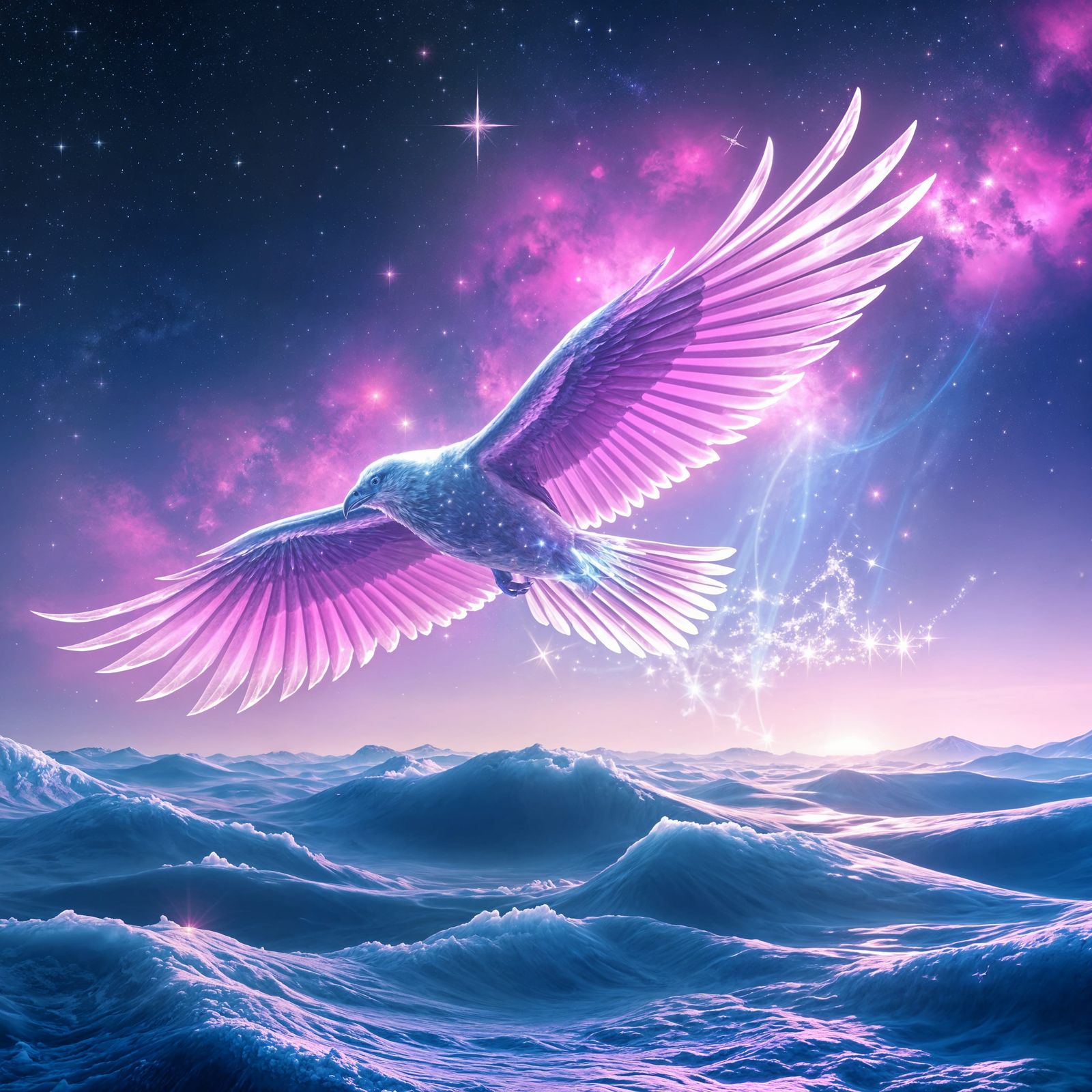 Ethereal Fantasy Scene in Hyper-Realistic Splendor