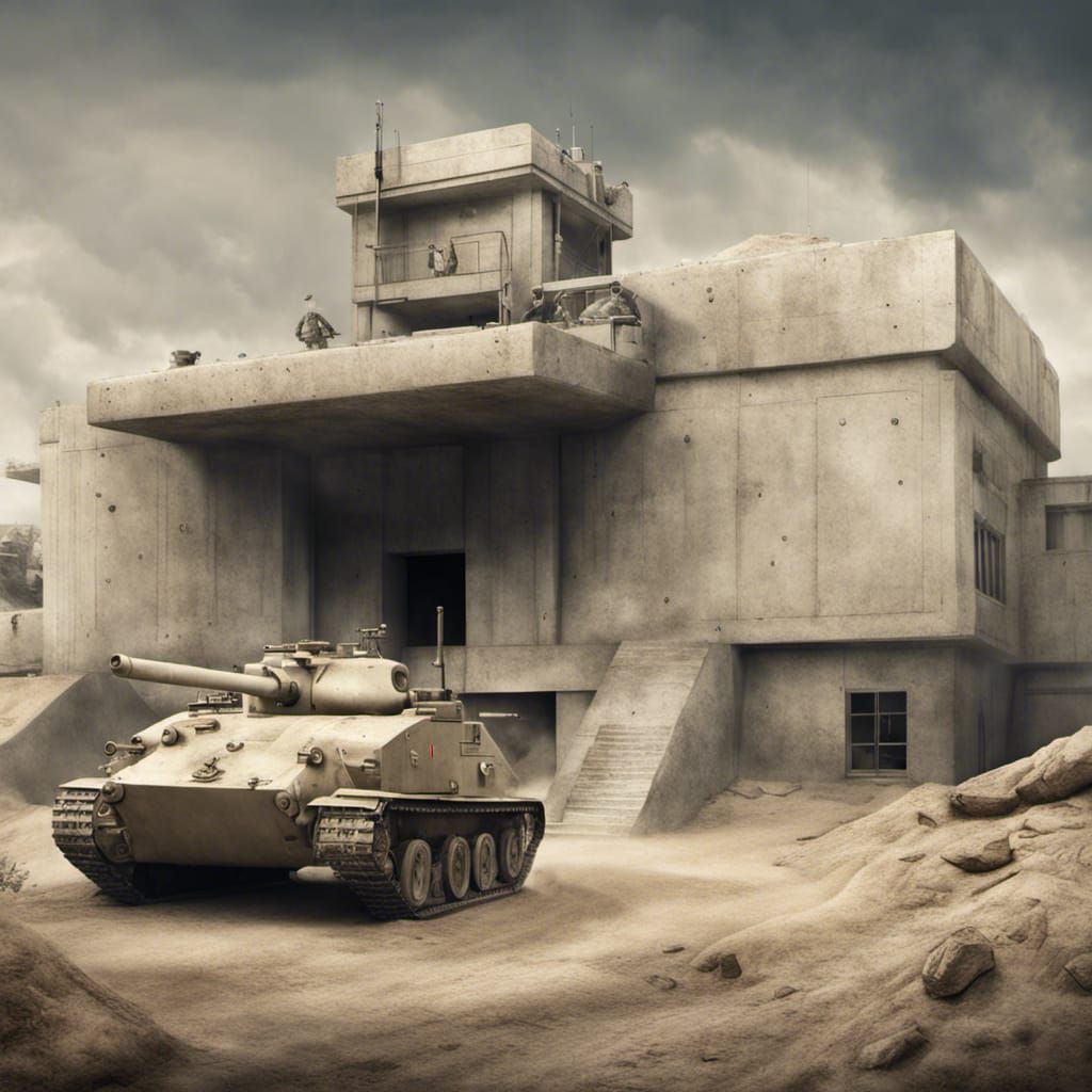 Modern American Bunker: Highly Detailed Image