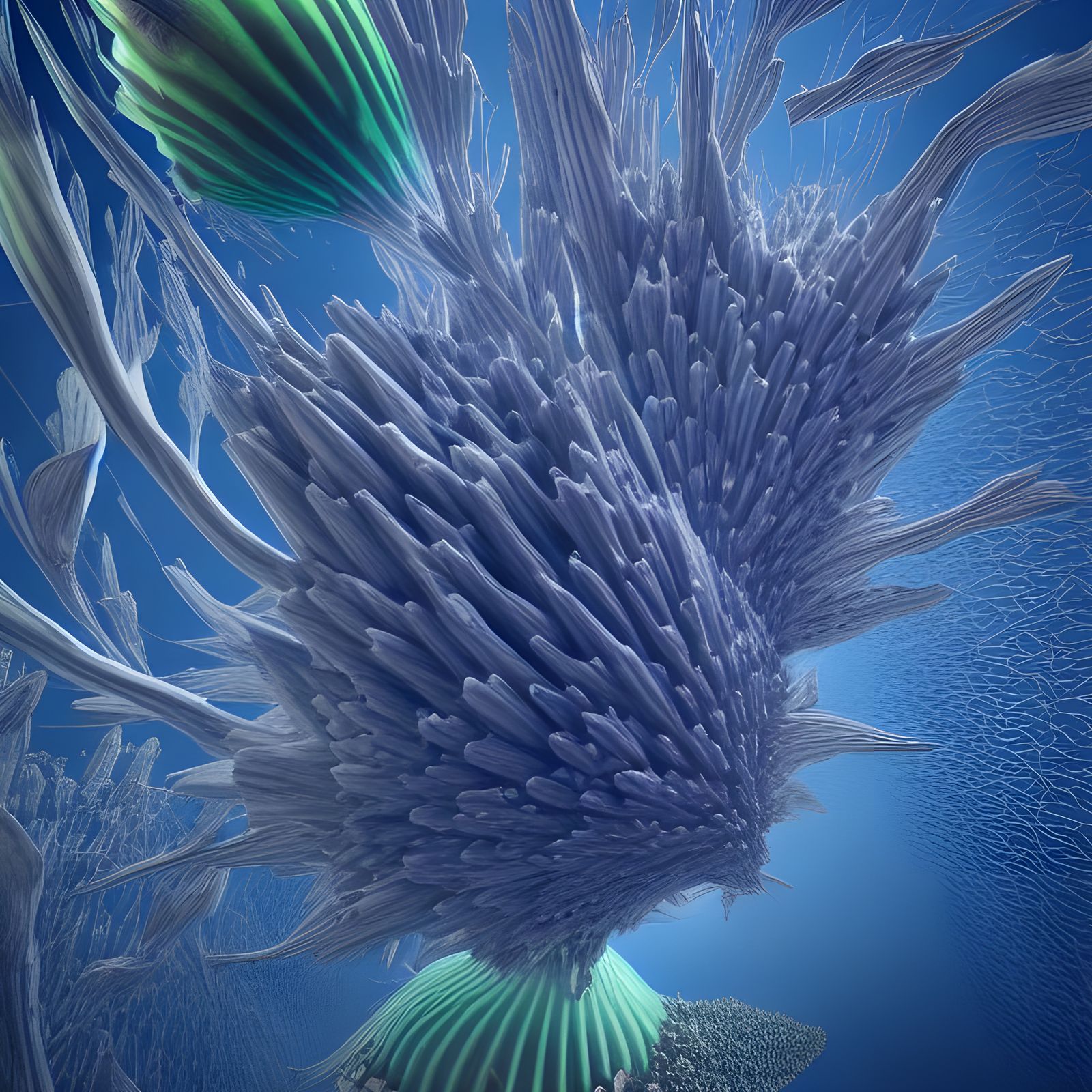 Radiating Glory and Transcendence in 3D