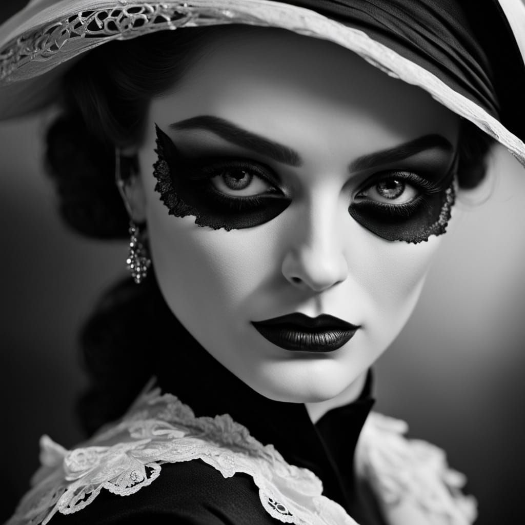 Vintage Vampire Sock Design in Classic Film Style