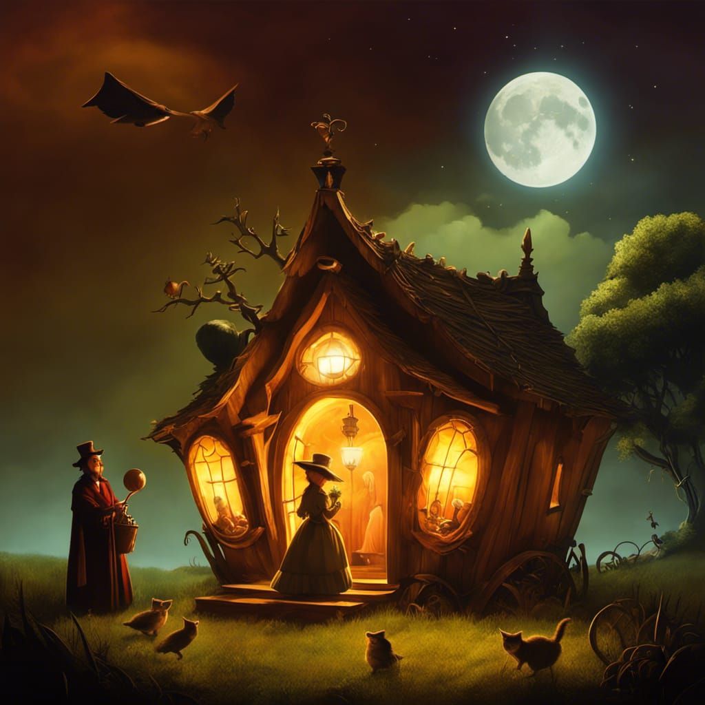 Twilight Trick or Treaters at Haunted Market