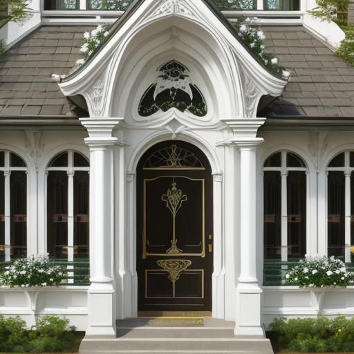 Lily of the Valley, Art Nouveau Rococo Architecture