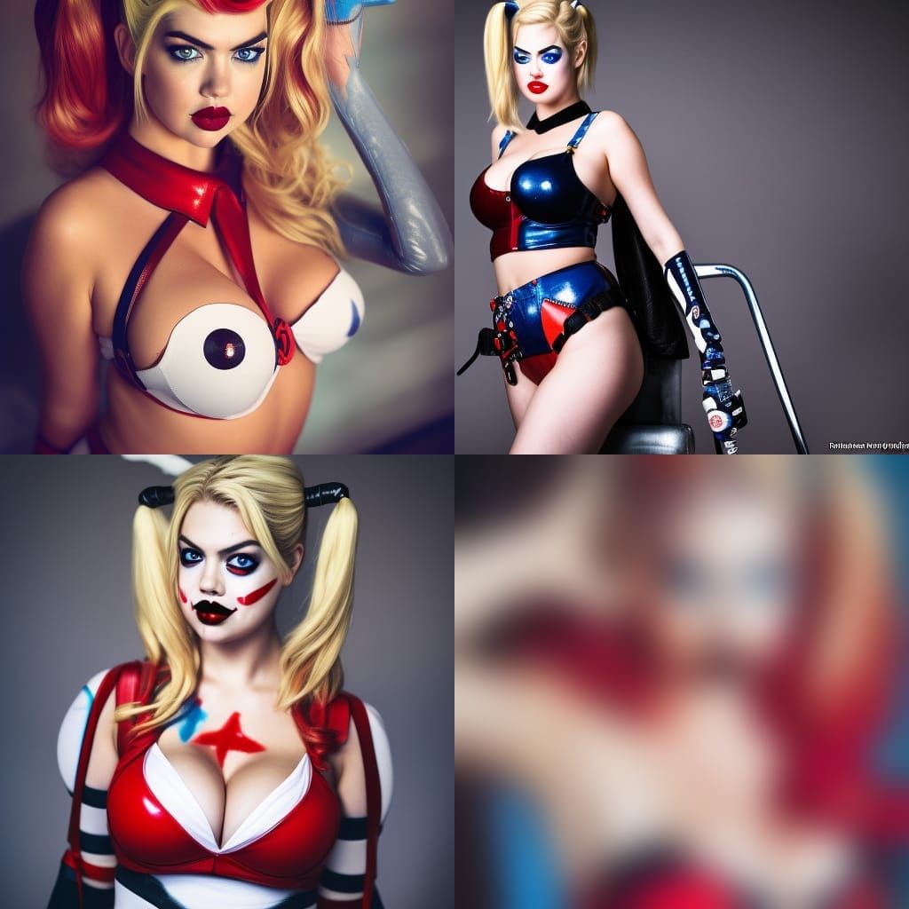 Kate Upton as Harley Quinn: Professional Photography
