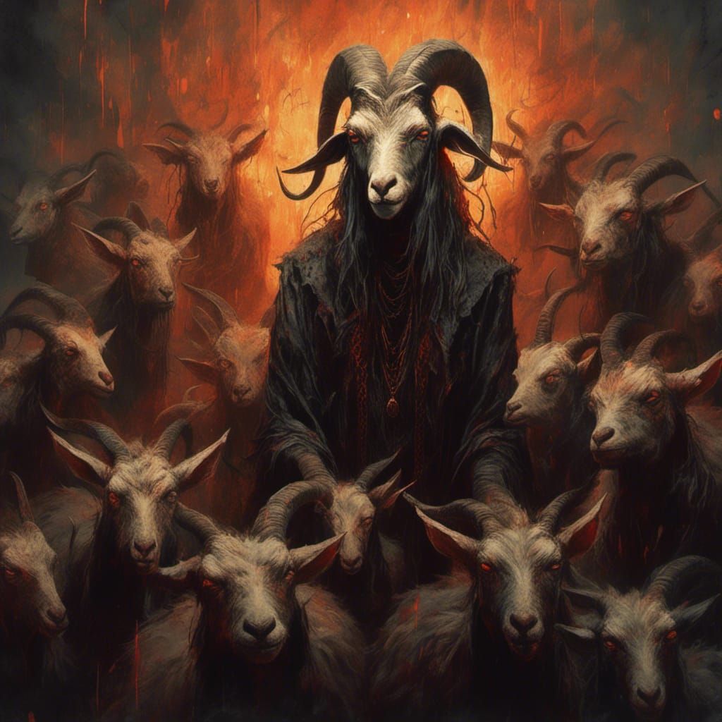 Goat Witch with her Kids