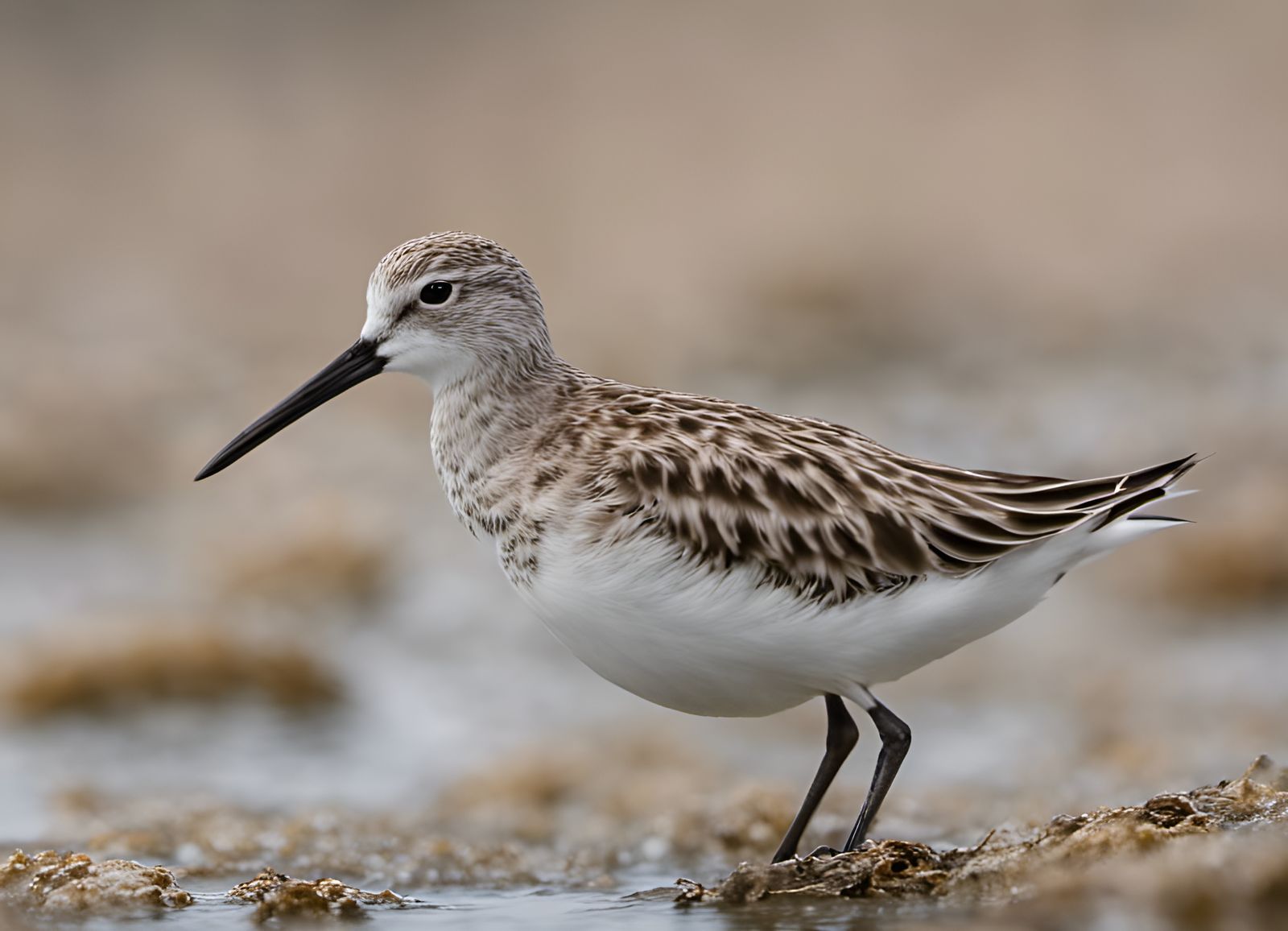Western sandpiper: poking around...