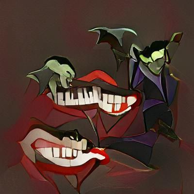 Jazz Vampires in a Smoky Club