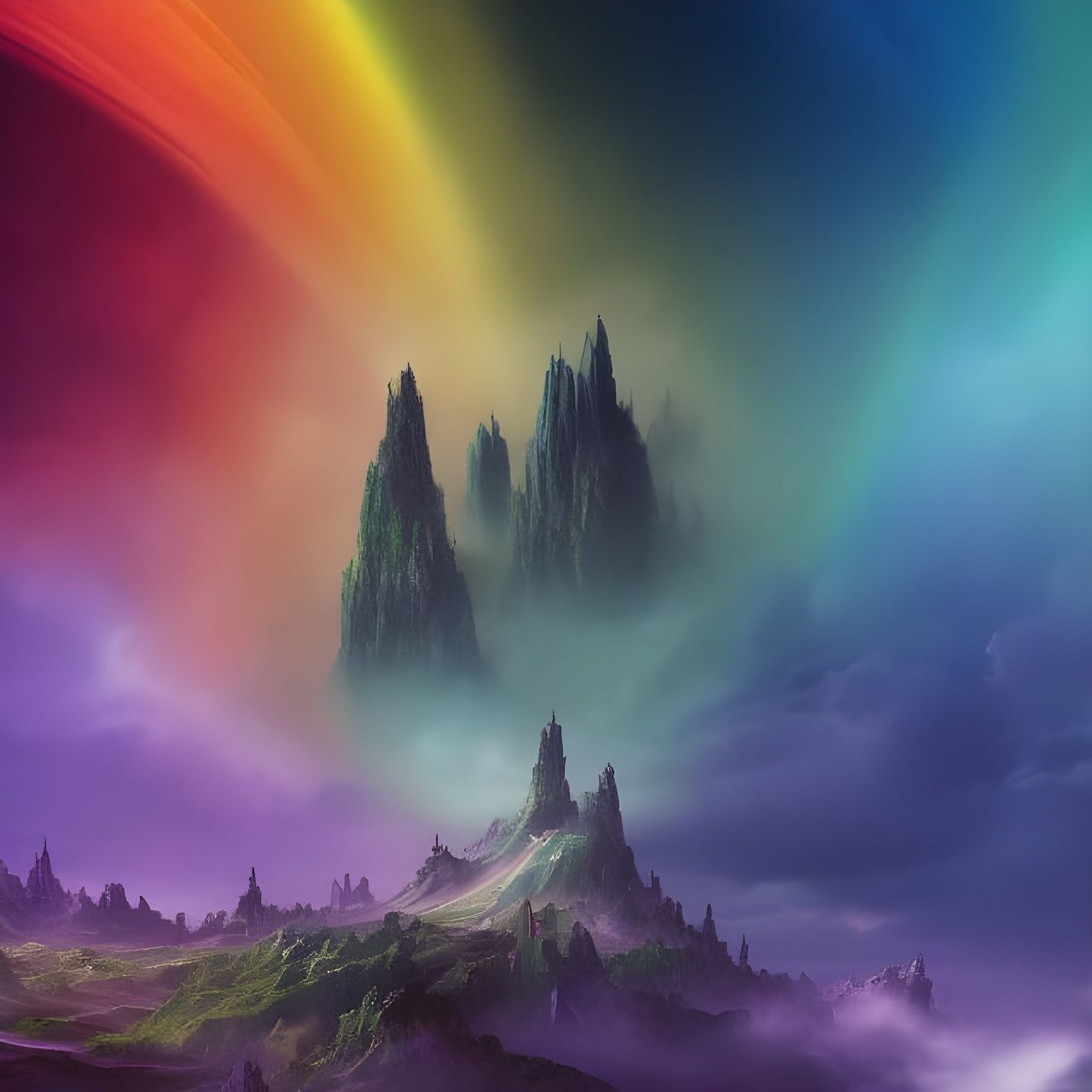 Deconstruction of a Brainstorm in Rainbow Colors