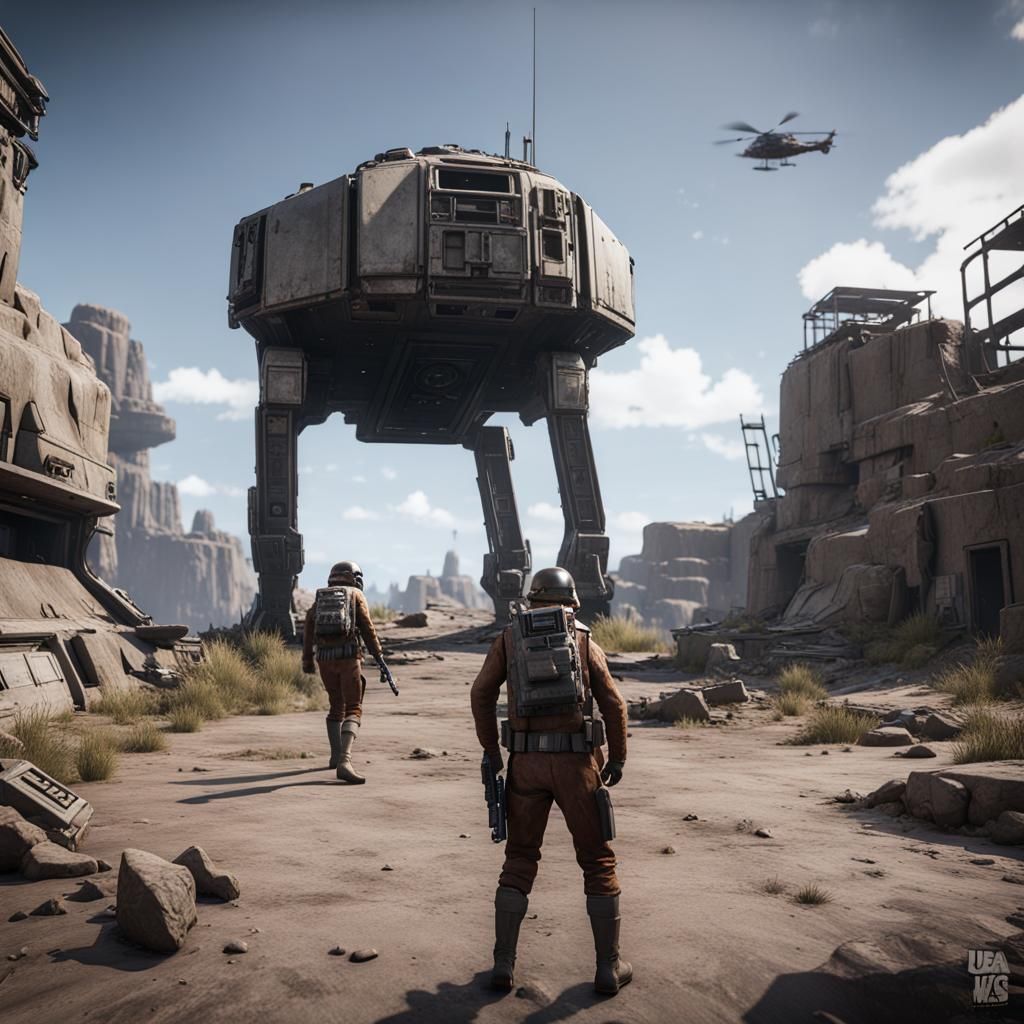 Durge in Apocalyptic Star Wars Scene