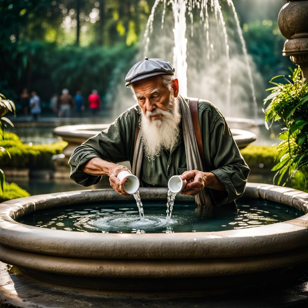 Majestic Fountain of Youth Hidden in Jungle