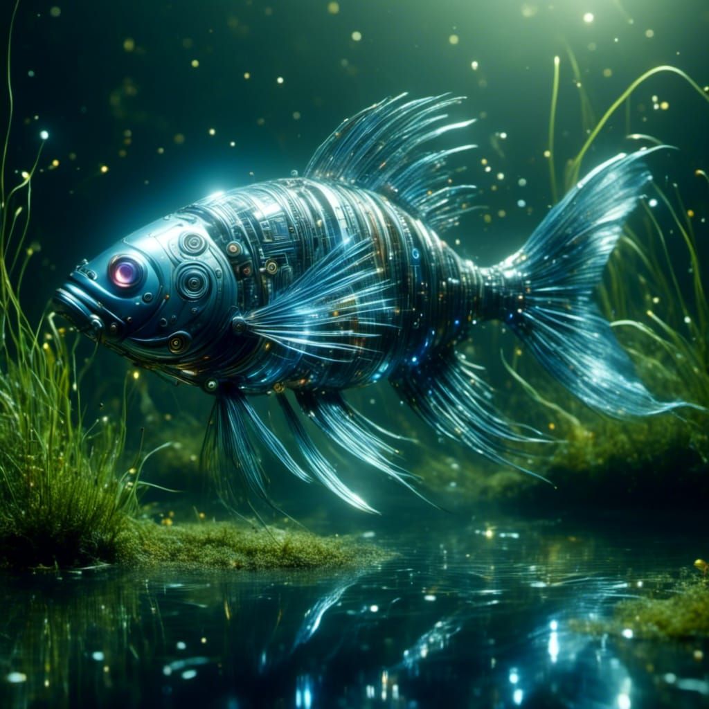 Bionic Robotic Fish in Enchanted Pond