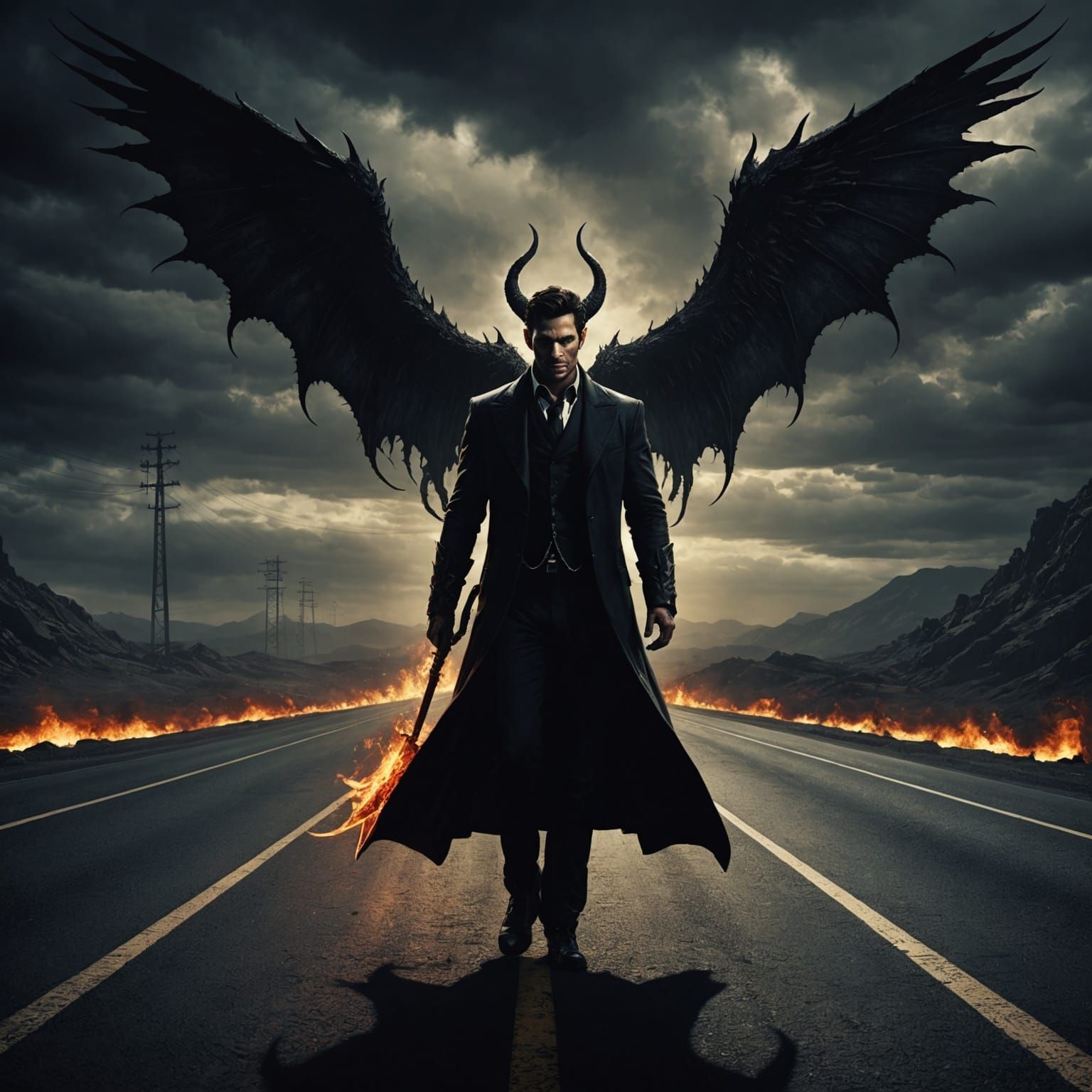 Lucifer on Highway to Hell: Steampunk Dark Fantasy