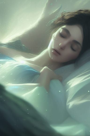 Sleeping Princess Fantasy Art in Unreal Engine