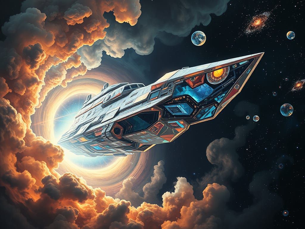 Cosmic Crystal Starship Emerges in Abstractionist Geometric ...