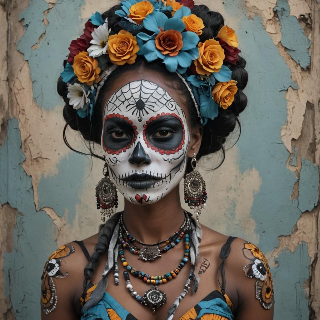 Sugar Skull Woman #124