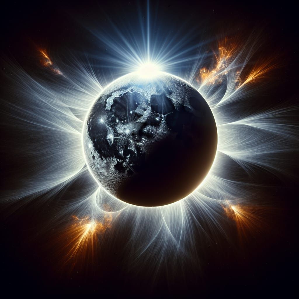 Spectacular Total Solar Eclipse with Corona