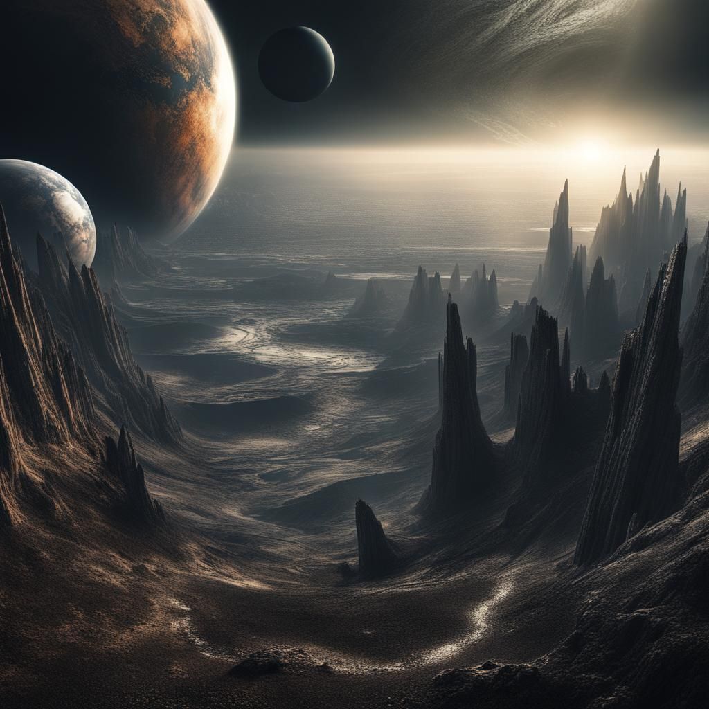 Hyperrealistic Planet with Intricate Details