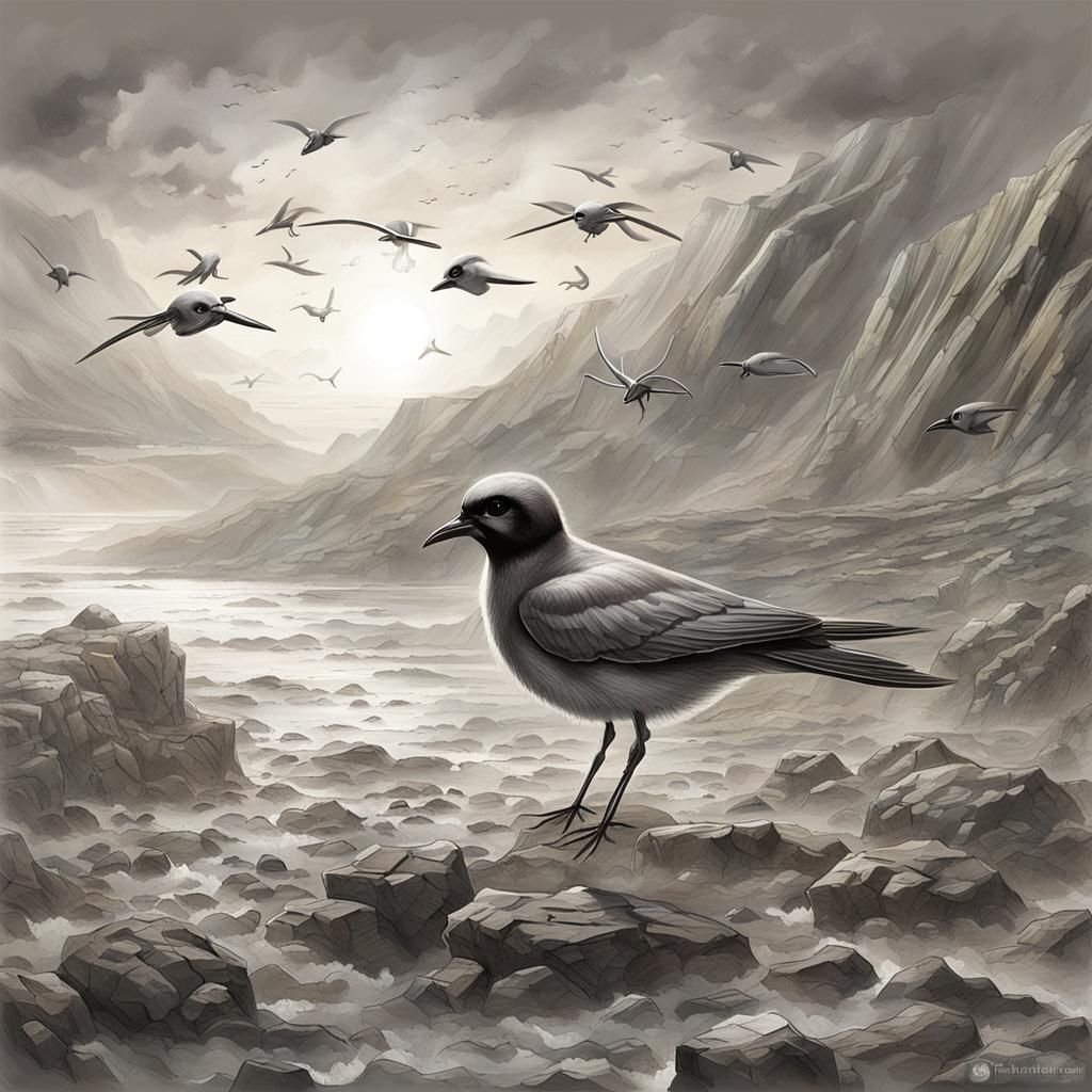 Alien Exoplanet: Speculative Xenobiology Concept Art