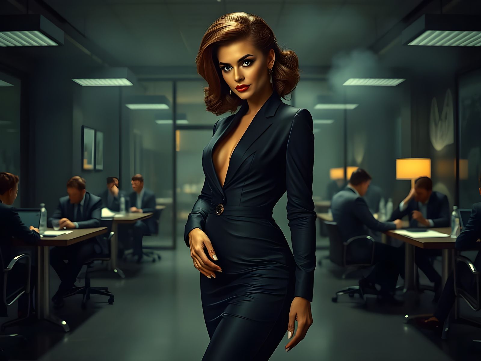 Confident Businesswoman in Elegant Style