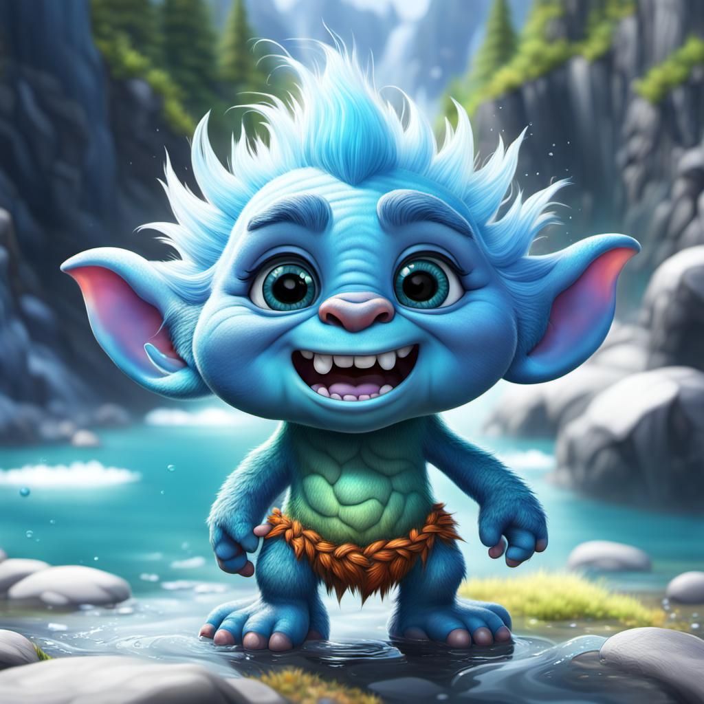 cute summer troll