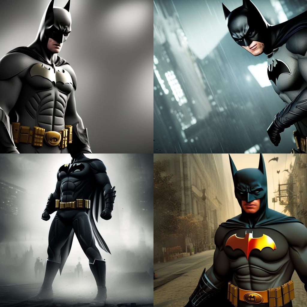 Batman in 3D Cinematic Style, Unreal Engine