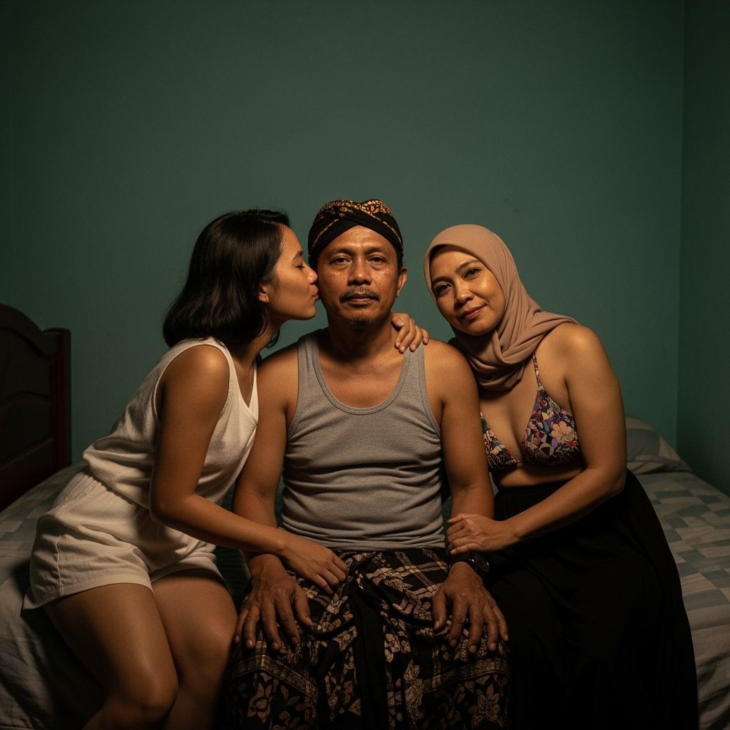 Intimate Portrait of Polyamorous Indonesian Family
