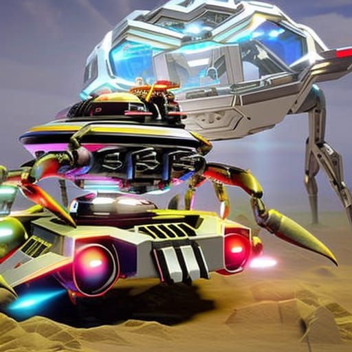 Cybernetic Crab: A Cyberpunk Evolution