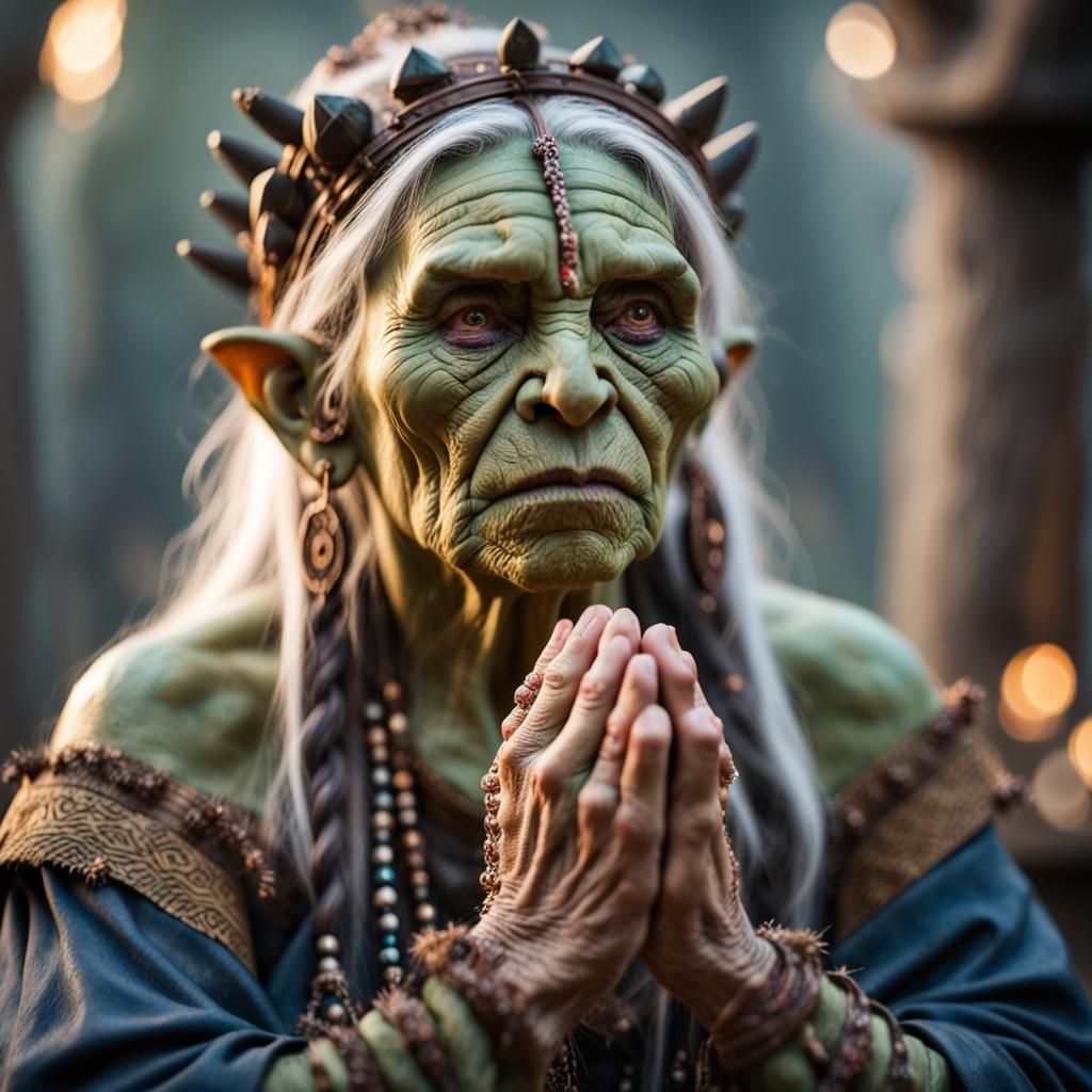 Orc Shaman in Renaissance Style