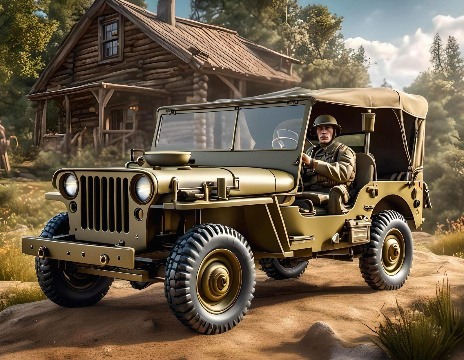 US Army Jeep, WW2 - 1942