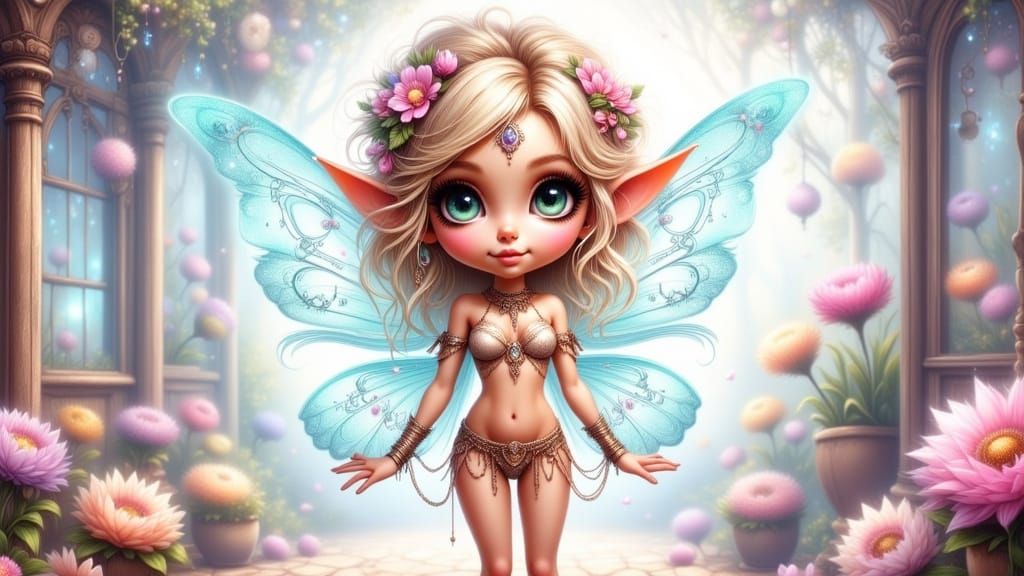 <lora:Punky Pixies:1.0> <lora:Whimsical:1.0> <lora:Cute Anim...