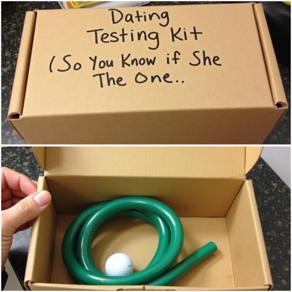 Humorous Dating Test Kit Reveals Absurd Contents