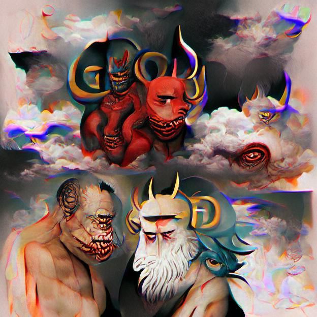 Epic Battle Between Gods and Demons