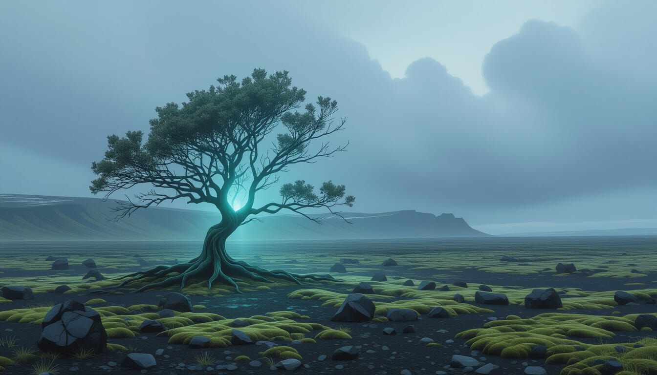 Icelandic Mystical Tree 1