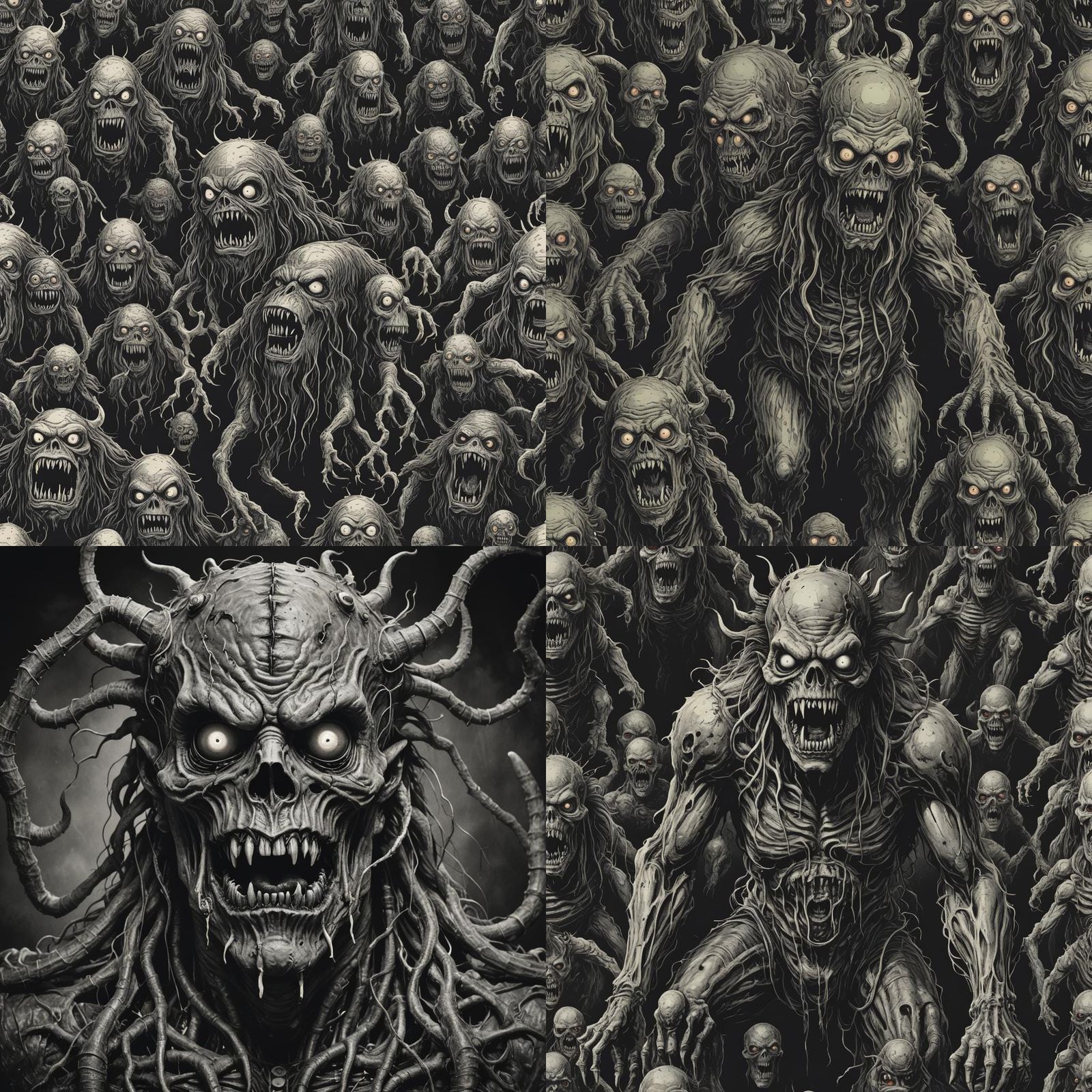 Disturbing Analog Horror Monster