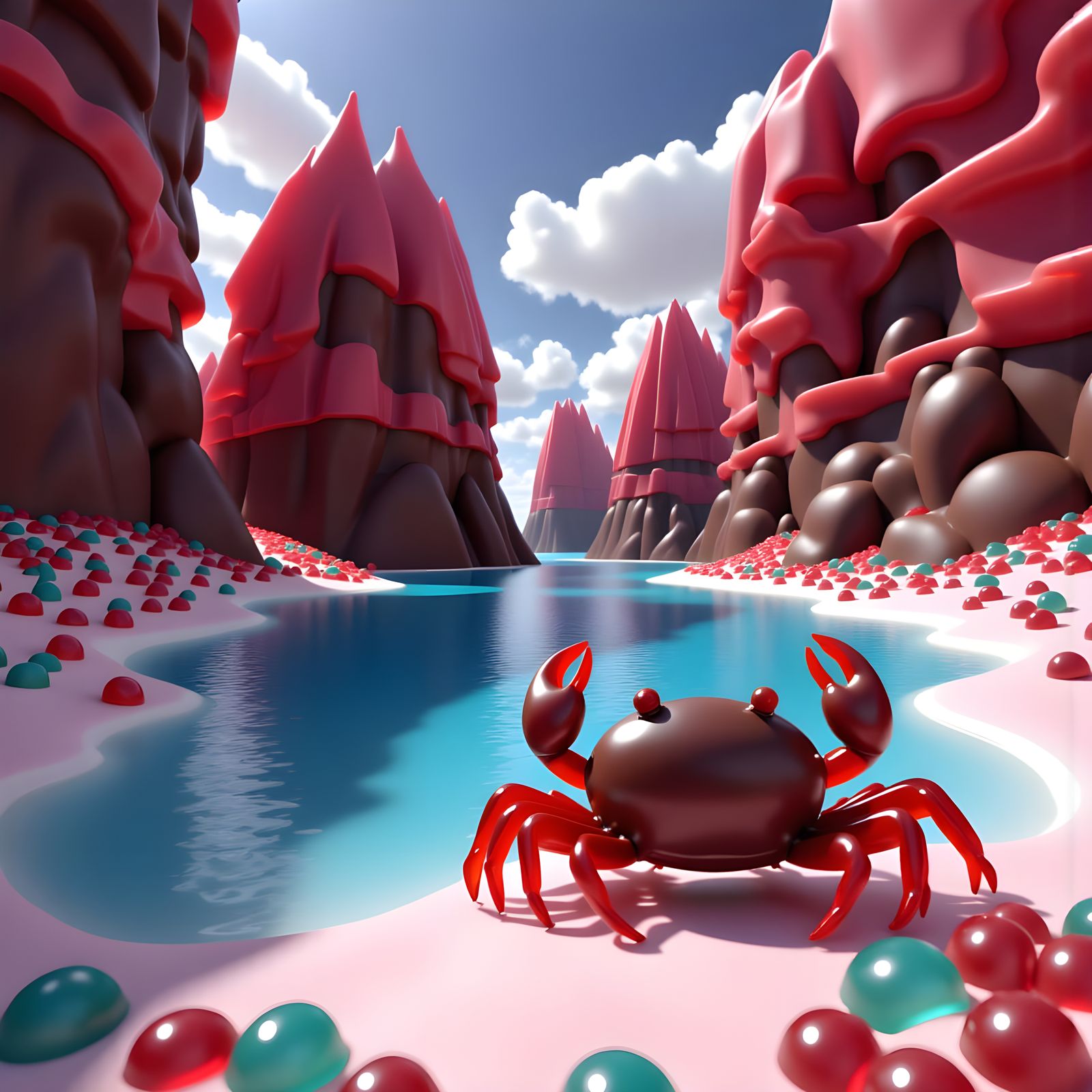 Freshwater Candy Crab