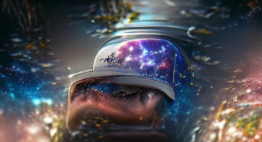 Astronaut in Space Reflecting Stars: Hyperrealistic Digital ...