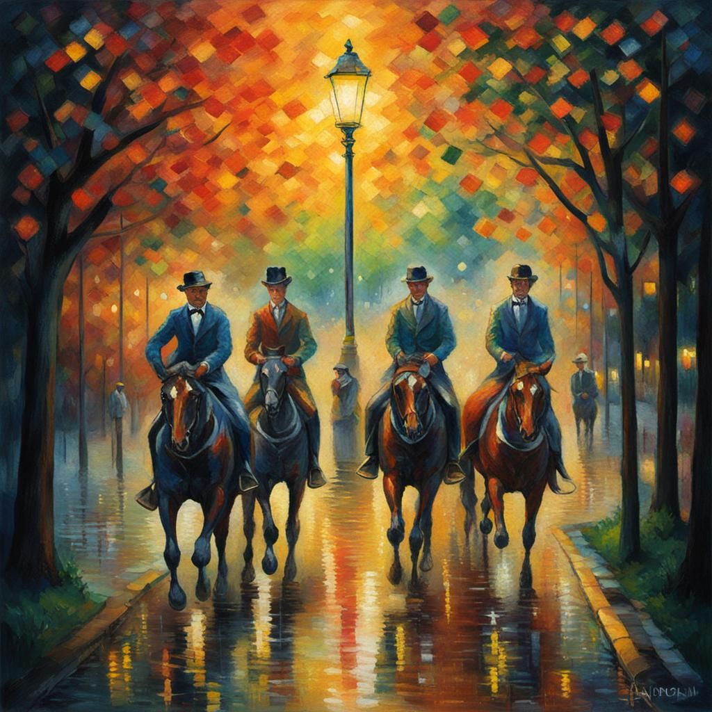ride in the evening