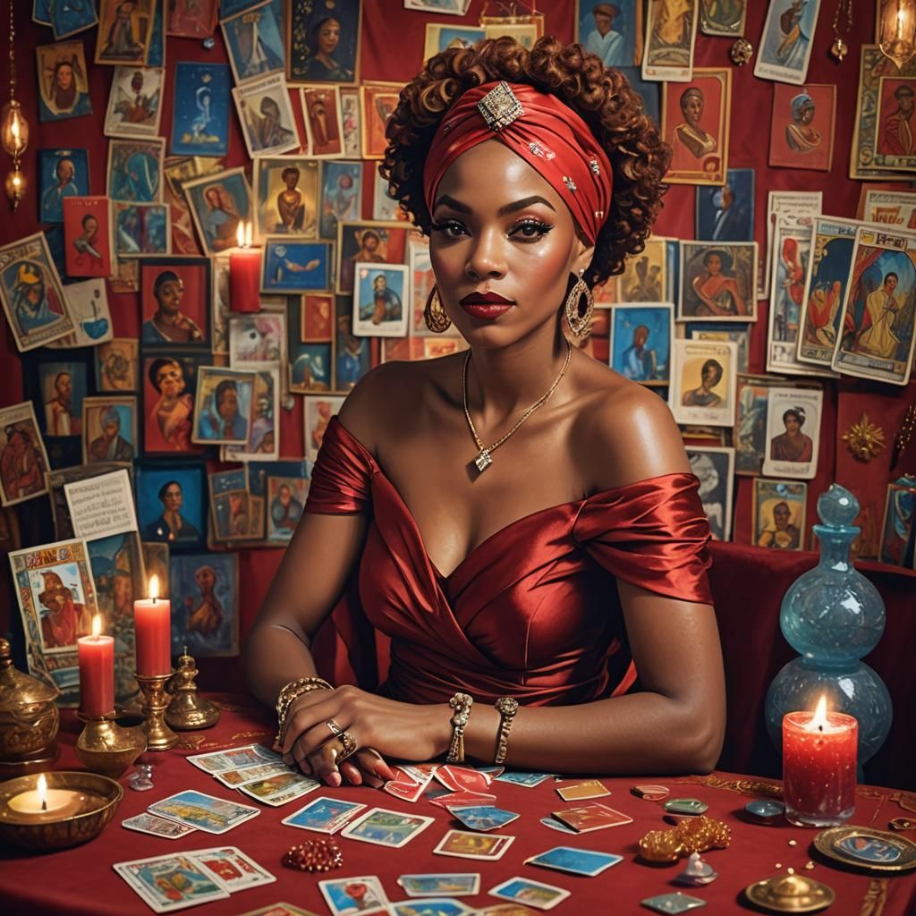 Hyperrealistic Portrait of a Spiritual Reader