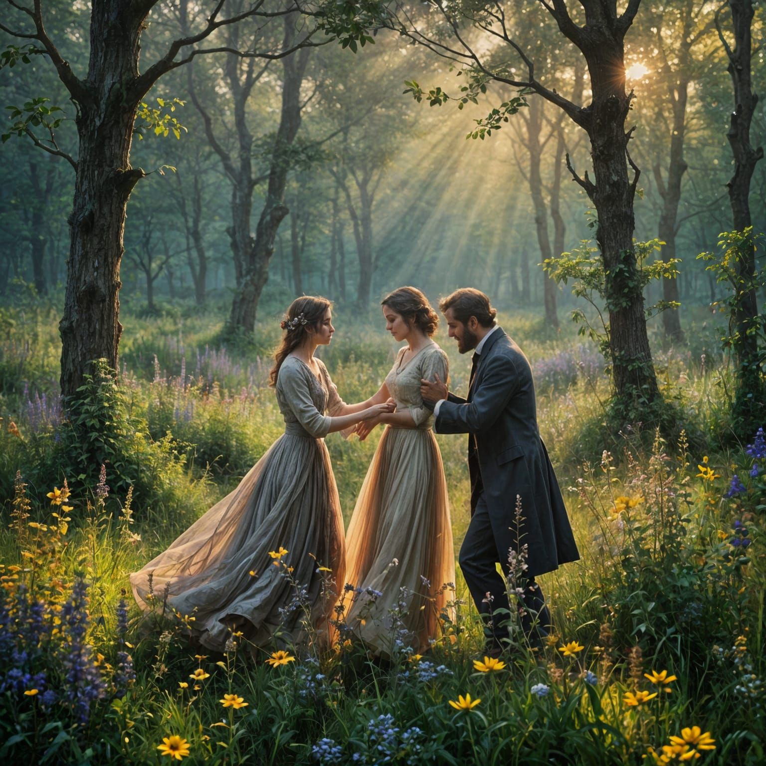 Nature's Contrast: Light and Shadow in Divine Sunshine