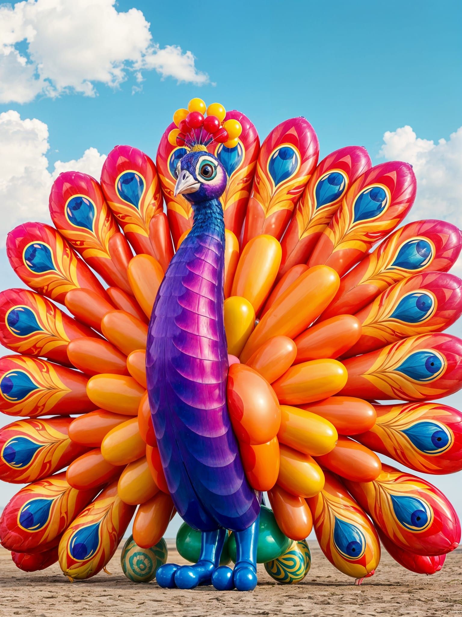 Epic Balloon Animal Peacock