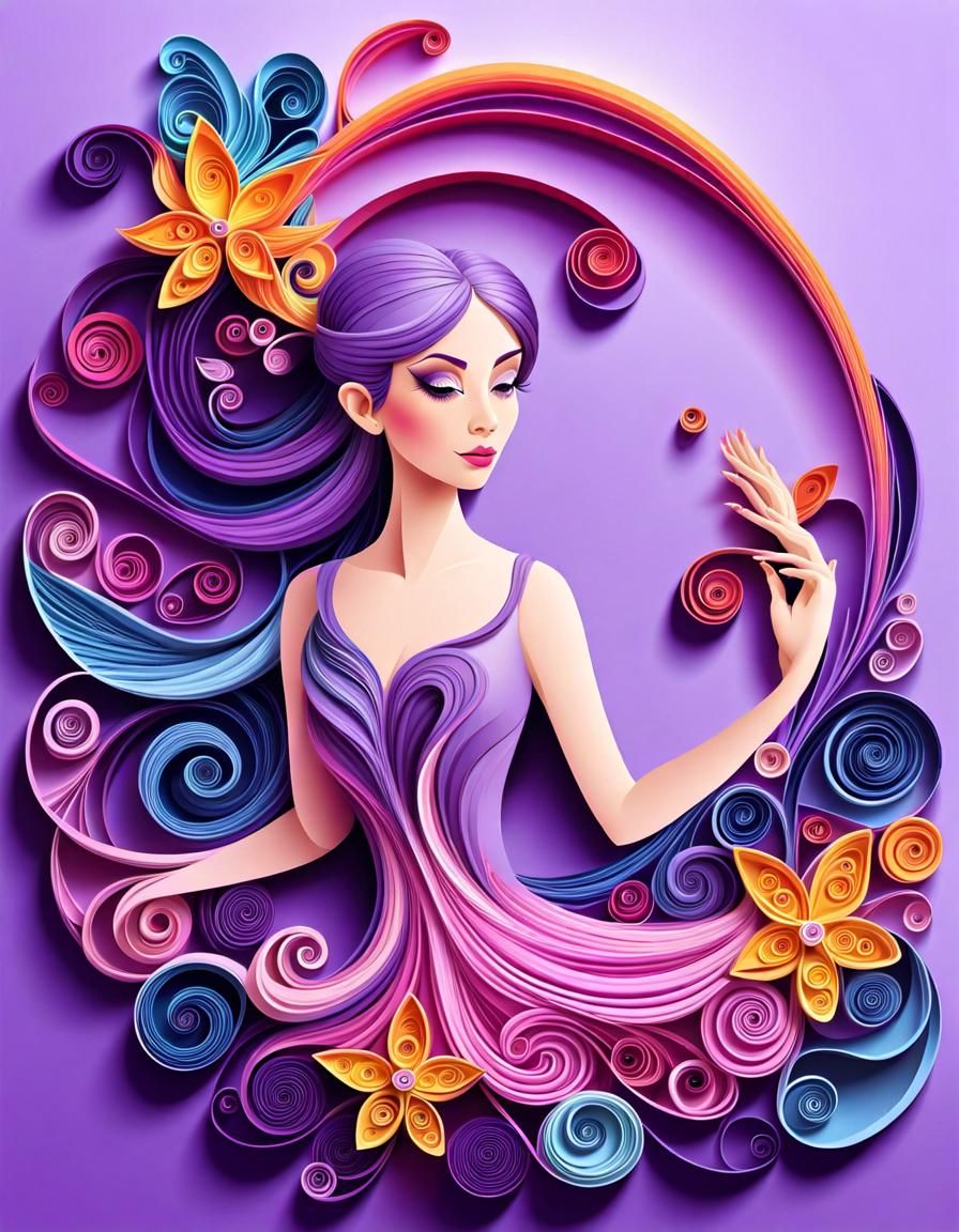 Quilled Fairy