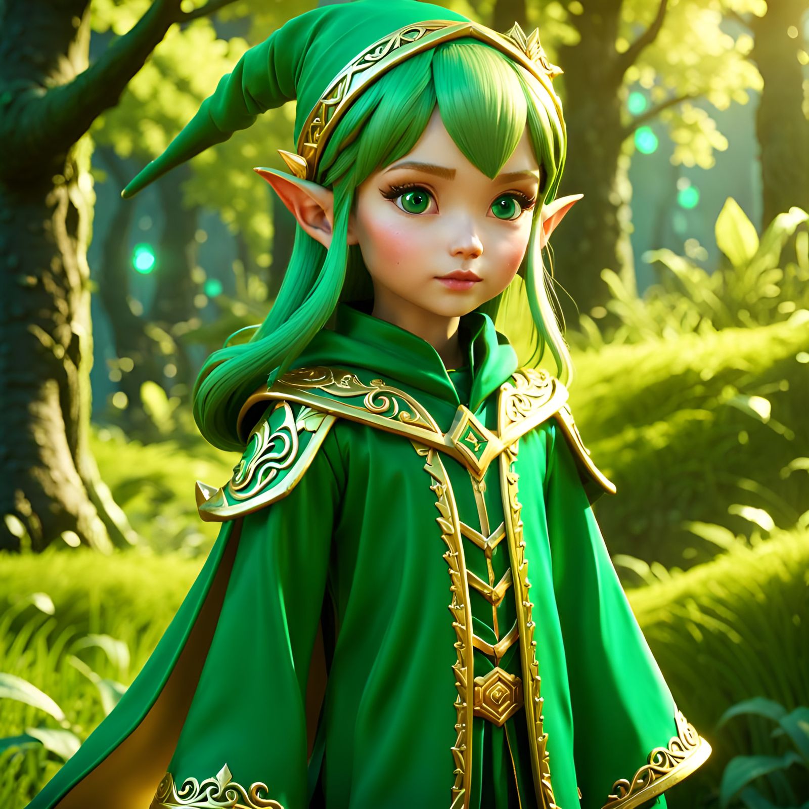 A Tiny Elf Magic Sourceror (Game Style)...