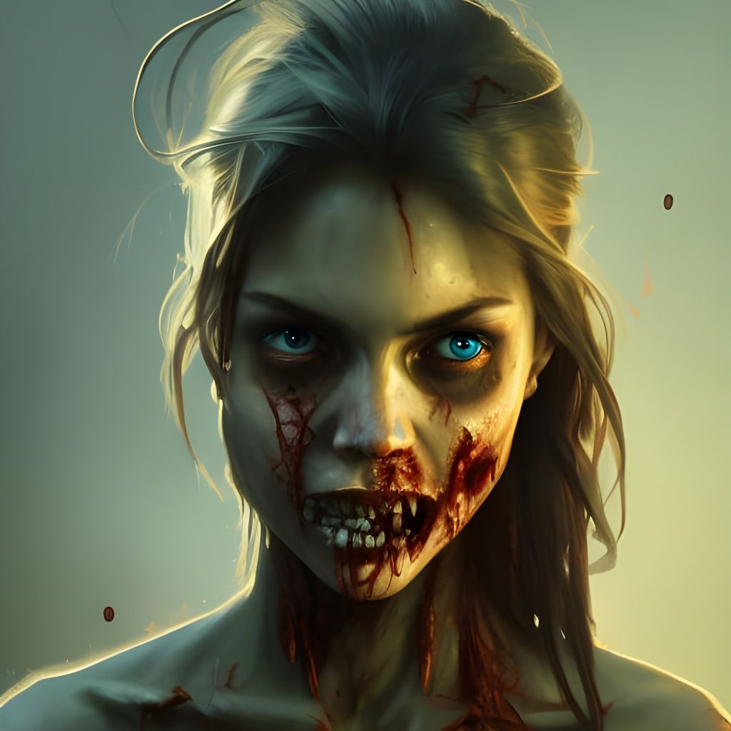 Hyperdetailed Zombie Portrait in Unreal Engine 5