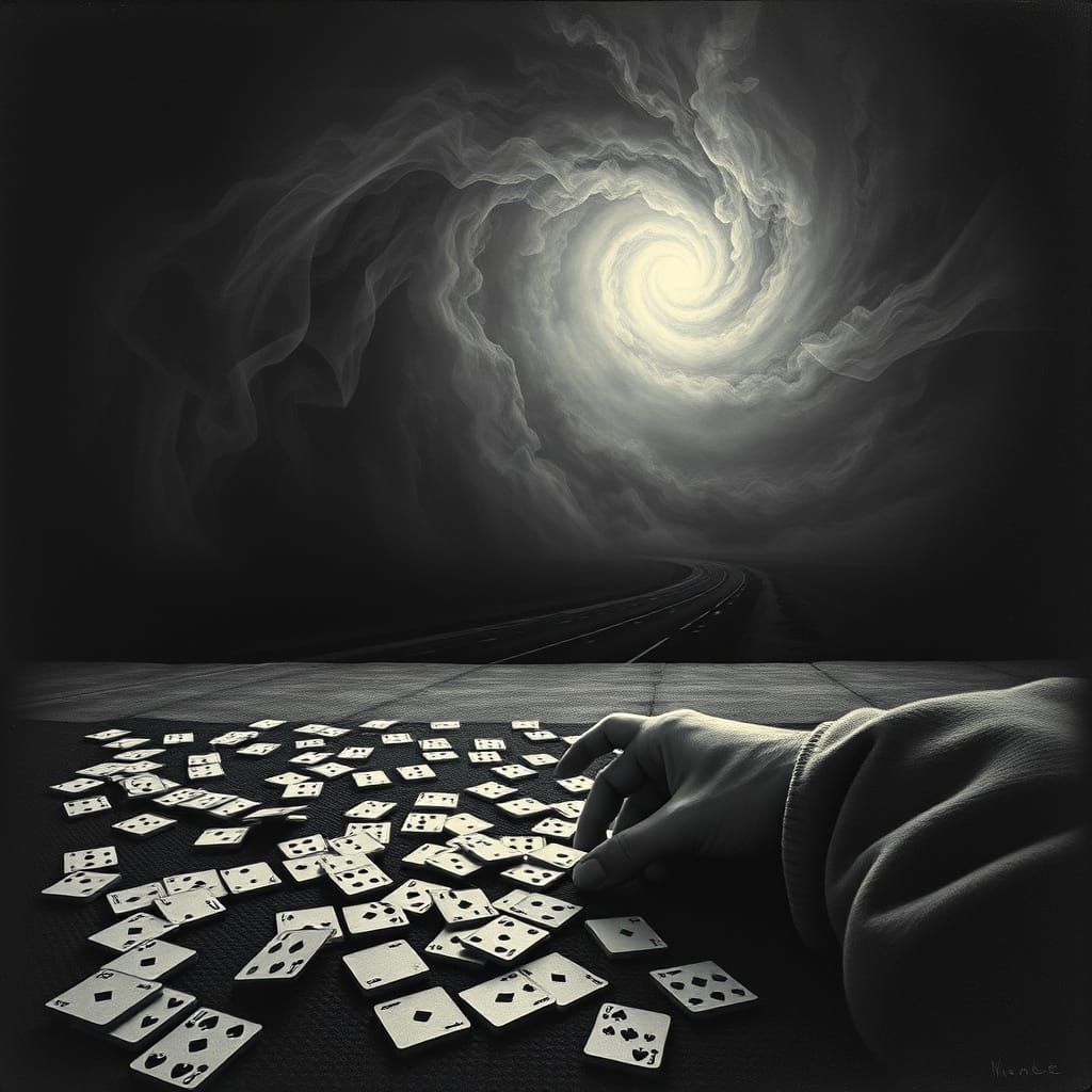 Tired Man Surrenders to the Cosmic Highway in a Haunting Fol...